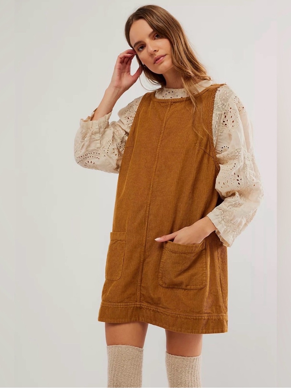 Free People All Around Corduroy Dress